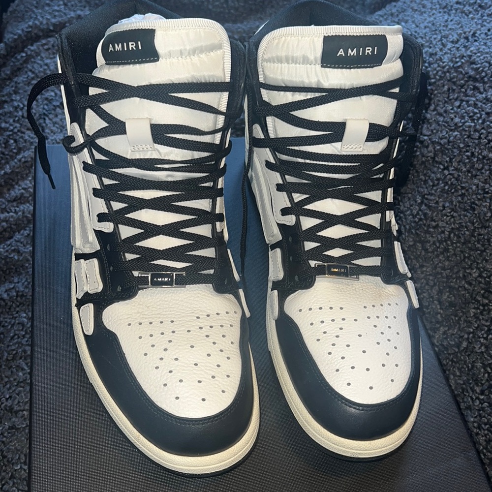 Amiri Skel Top Hi Sneakers Mens EU 46 US 13 Authentic